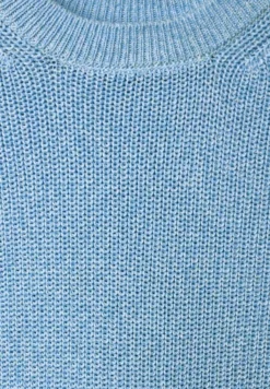 STREET ONE ÄRMELLOSER - Strickpullover - Blau -Bekleidungsgeschäft 2eaa19031c9240ff9d1638e570f48bc5