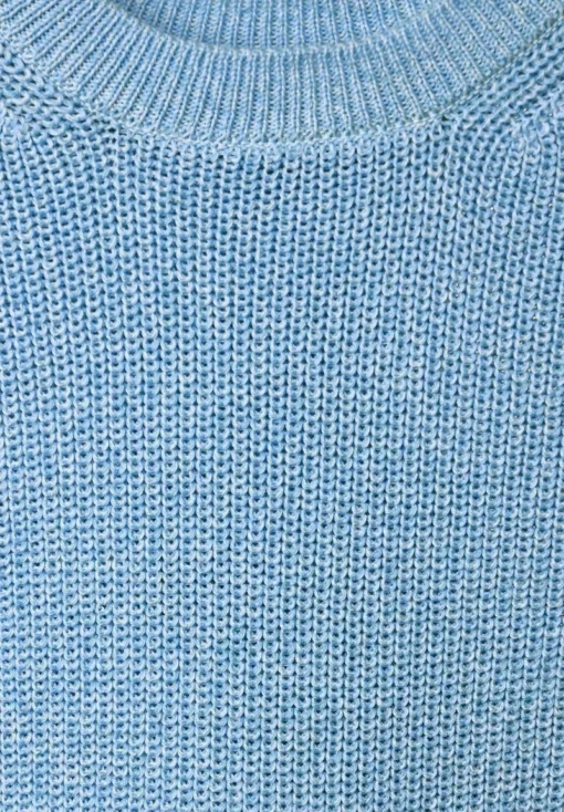 STREET ONE ÄRMELLOSER - Strickpullover - Blau -Bekleidungsgeschäft 2eaa19031c9240ff9d1638e570f48bc5