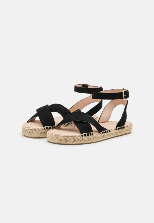 Anna Field LEATHER - Espadrille - Black -Bekleidungsgeschäft 33bbca6e7c5f482fa6c9bbf4d4775864