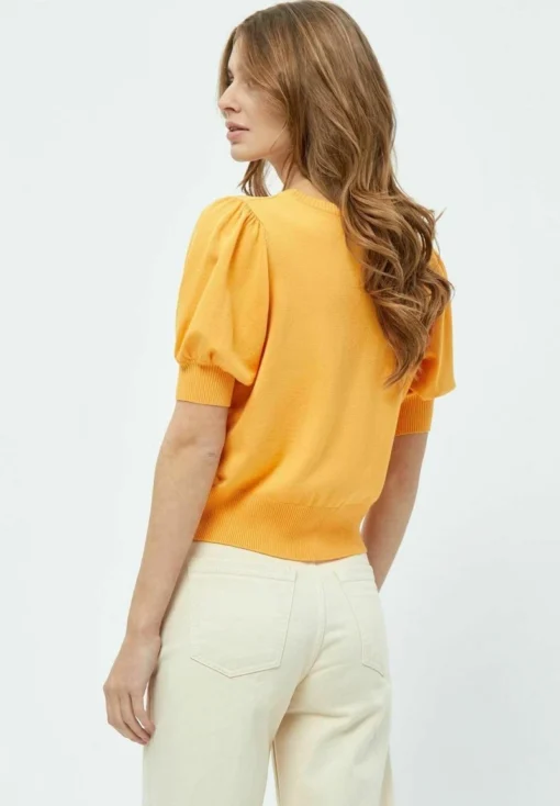 Minus LIVA - T-Shirt Basic - Mango Sorbet -Bekleidungsgeschäft 42a6af2b06544954ba6217590513cf49