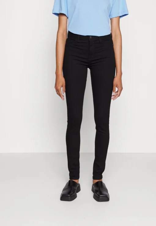 Edc By Esprit MEDIUM RISE - Jeggings - Black Rinse -Bekleidungsgeschäft 4a531260d61846b9a174e890b3bfd8d2 1