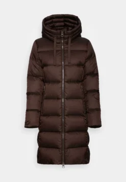 Marc O'Polo COAT LONG FIX HOOD WITH DRAWSTRING LONG ZIPPER - Daunenmantel - Hickory Brown -Bekleidungsgeschäft 693464b371174b84aa0b78c8f643536c 1