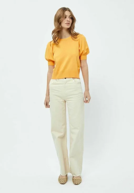 Minus LIVA - T-Shirt Basic - Mango Sorbet -Bekleidungsgeschäft 6f2ad307b77a467c8955658b828d1555