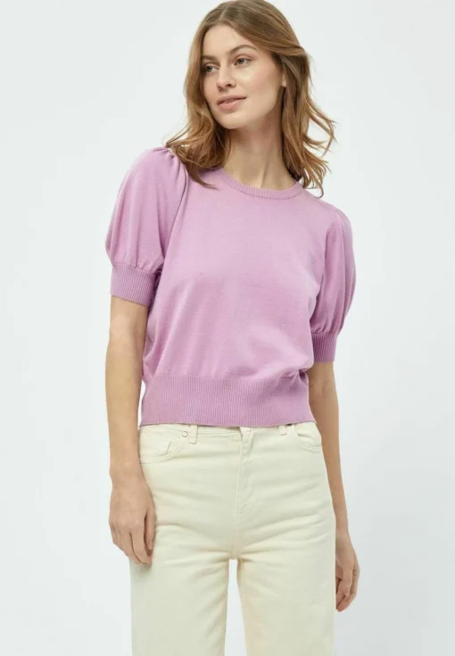 Minus LIVA - T-Shirt Basic - Lupine Purple -Bekleidungsgeschäft 760abd5aba464671a32b770577692763