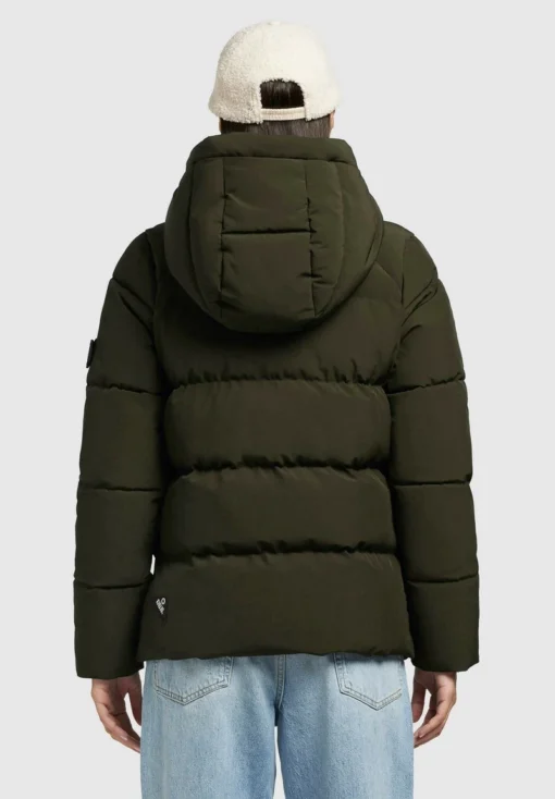 Khujo FAMES - Winterjacke - Dunkelgrün -Bekleidungsgeschäft 7b9b0028b8cf4ebcb5dad69f1bd84517