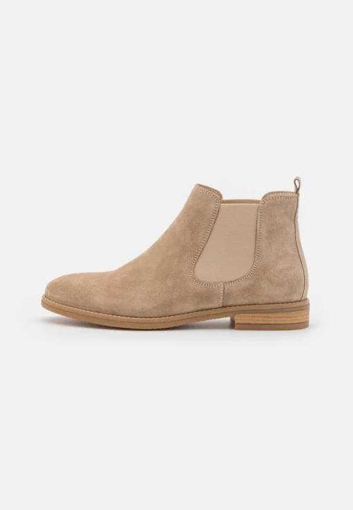 Pier One LEATHER - Ankle Boot - Beige -Bekleidungsgeschäft 84d5182b80054ba490b7a709d829f523