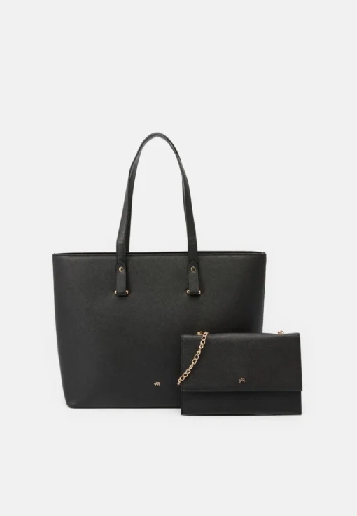 Anna Field SET - Shopping Bag - 802 - Black -Bekleidungsgeschäft bde2e9553ab241b48ead3ea7fb460ebe