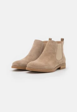 Pier One LEATHER - Ankle Boot - Beige -Bekleidungsgeschäft cb79b2bf203d462ba5a90f0e28618920