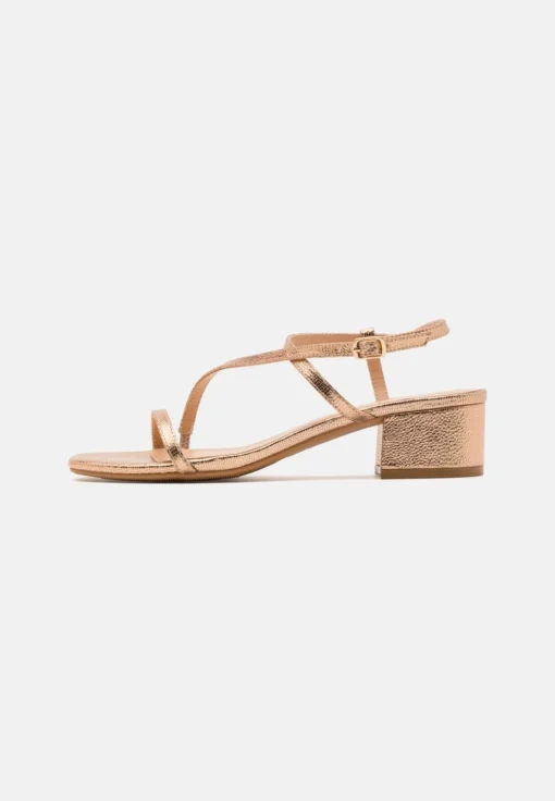 Riemensandalette - Rose Gold Coloured -Bekleidungsgeschäft d0d31e58648c4d65967aea91d6ad9c0e