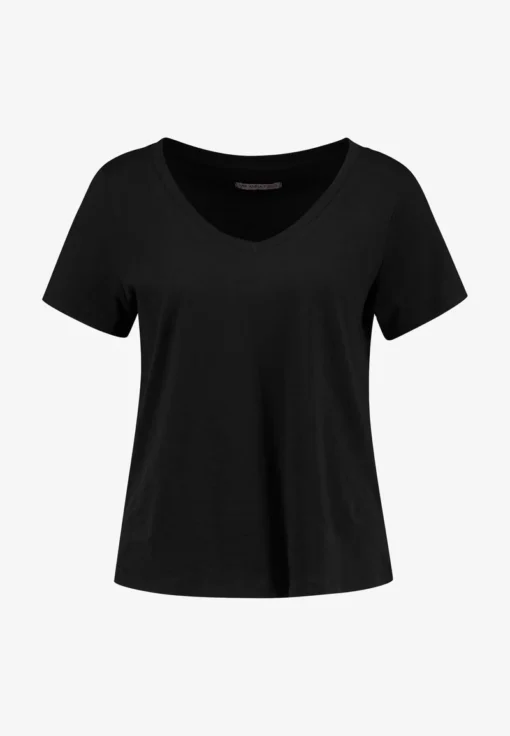 Anna Field T-Shirt Basic - Black -Bekleidungsgeschäft f7cb69534331411db45d95df342bc5bb