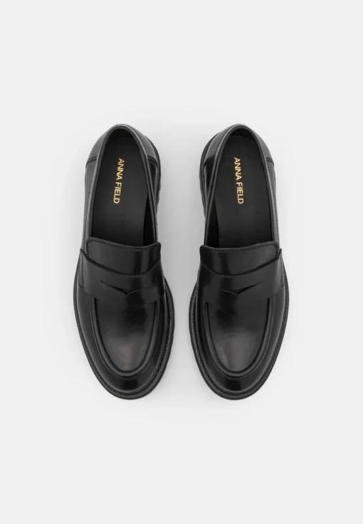 Anna Field LEATHER - Slipper - Black -Bekleidungsgeschäft f9a441ca8e6541cbba43e063e68e8ee7